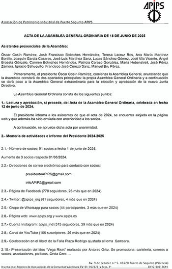 Asamblea 18/06/2025