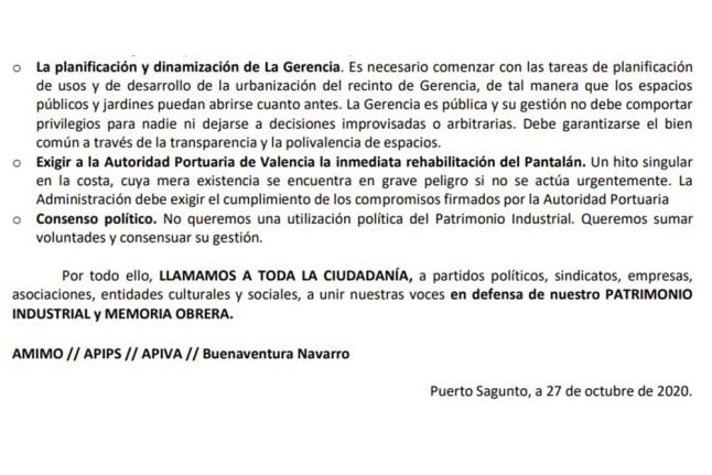 MANIFIESTO DEFENSA PATRIMONIO